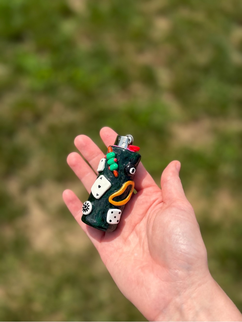 Handmade Casino Lighter sleeve